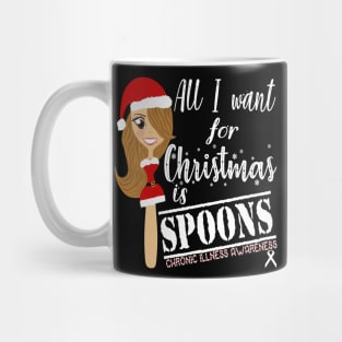 Spoonie christmas wishes! Mug